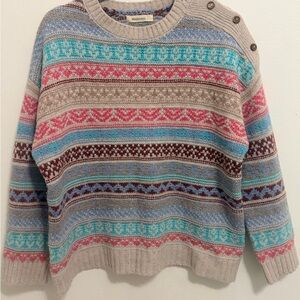 Multicolor Patterned Sweater